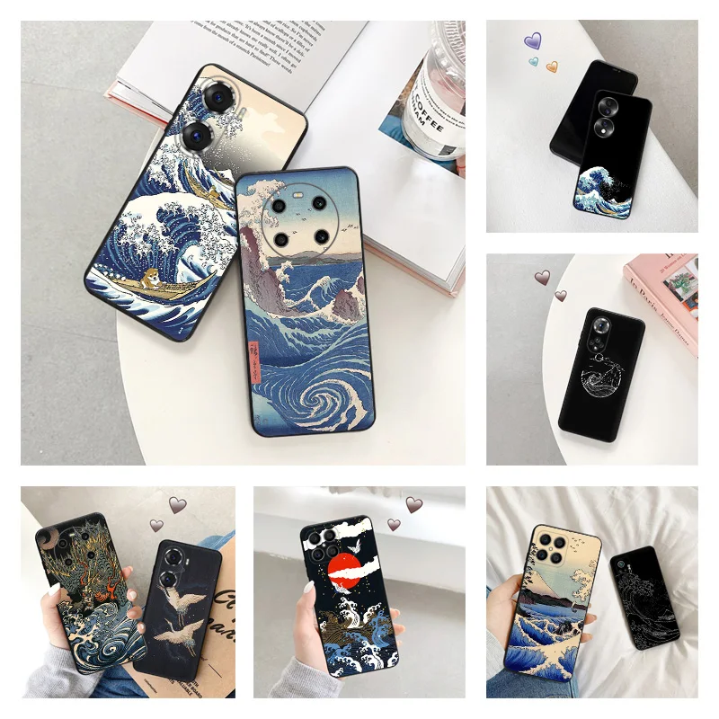 Phone Case for Honor 70 50 Pro 30 20 60 SE 8X X9 X40 X8 X7 X6 Play 6T 6C Magic4 9A Great Wave of Kamagawa Matte Silicone Cover 
Phone Case for Honor 70 50 Pro 30 20 60 SE 8X X9 X40 X8 X7 X6 Play 6T 6C Magic4 9A Great Wave of Kamagawa Matte Silicone Cover