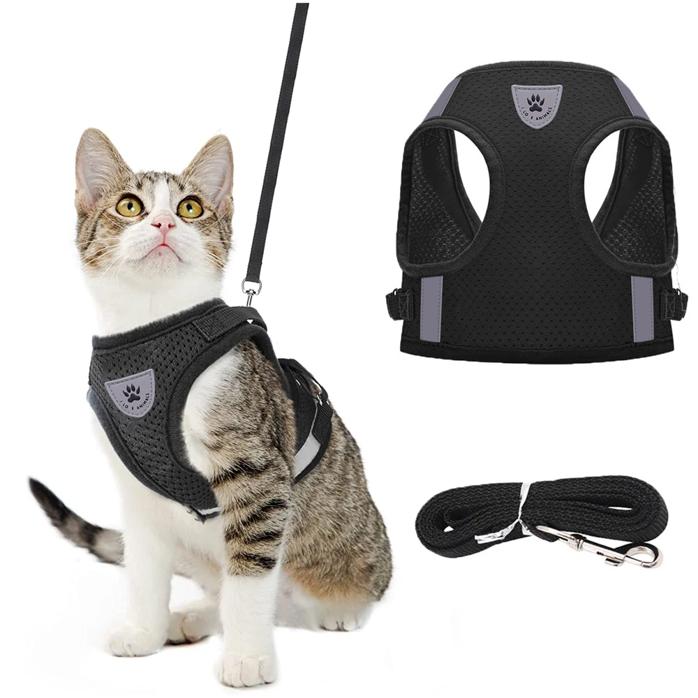 Mesh Soft Cat Harness Pet Vest Belt Dog 6 Colors Breathable Vest Pet Leash Cat 5 Sizes Walking 1pcs
Mesh Soft Cat Harness Pet Vest Belt Dog 6 Colors Breathable Vest Pet Leash Cat 5 Sizes Walking 1pcs