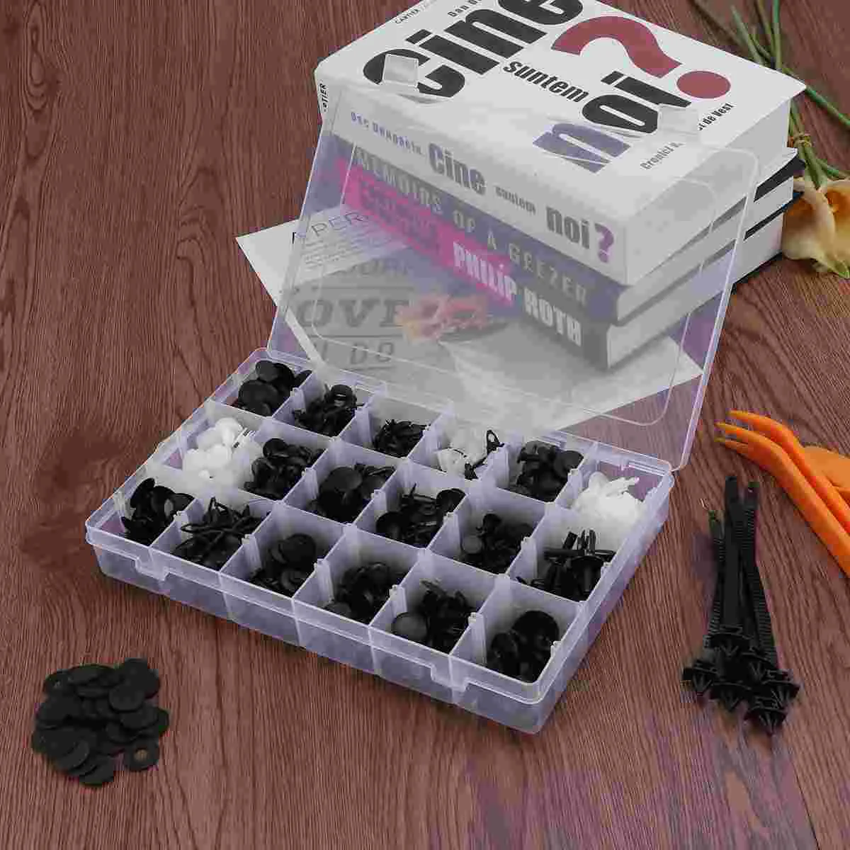 415pcs Push Retainer Premium Replacement Nylon Ties Push Retainer Fastener Remover Sponge Cushion for Car
415pcs Push Retainer Premium Replacement Nylon Ties Push Retainer Fastener Remover Sponge Cushion for Car