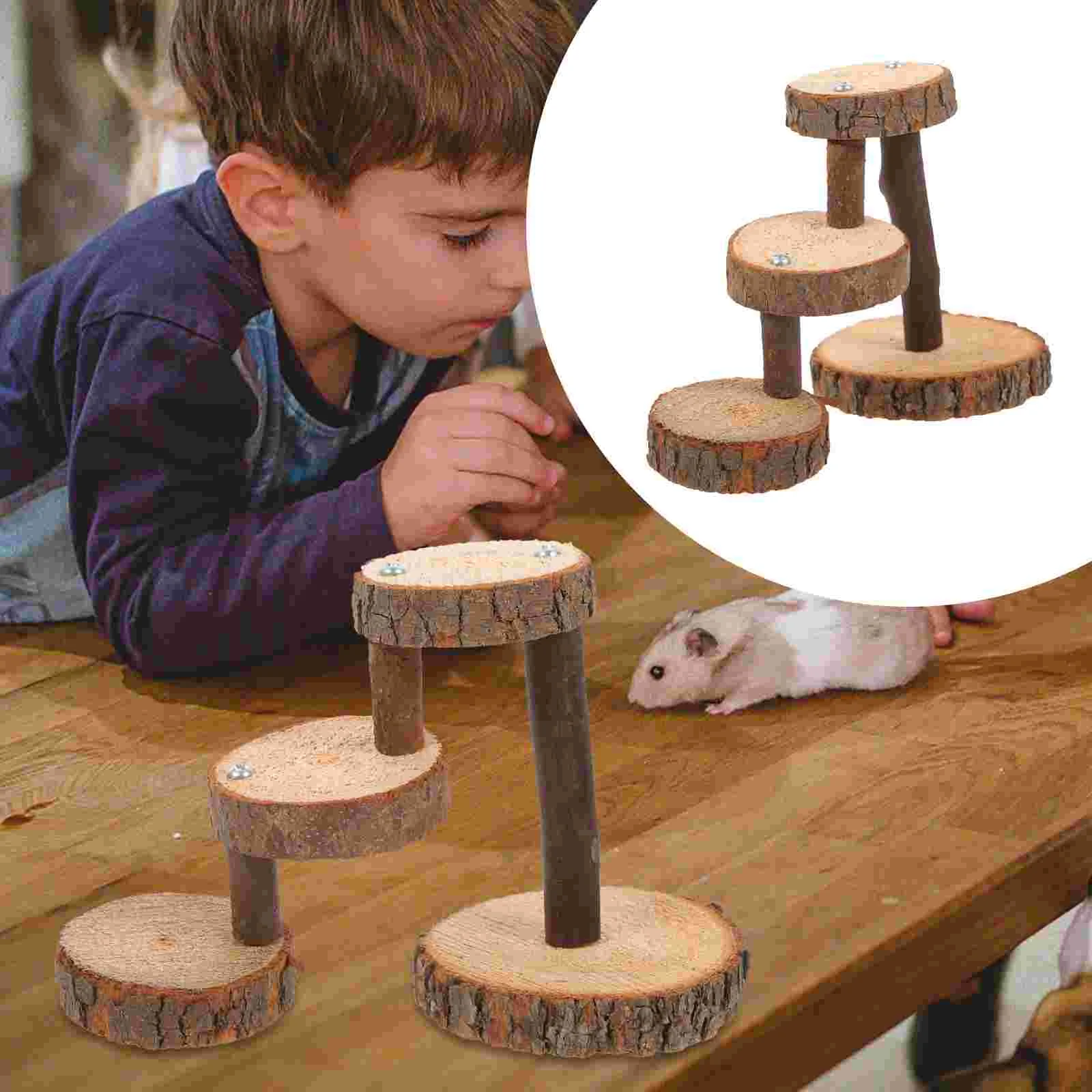 Hamster Ladder Climbing Toy Parrot Board Cage Platform Wooden Squirrel Toys Chew Rat Habitat Wood Perch Guinea Training Birds
Hamster Ladder Climbing Toy Parrot Board Cage Platform Wooden Squirrel Toys Chew Rat Habitat Wood Perch Guinea Training Birds