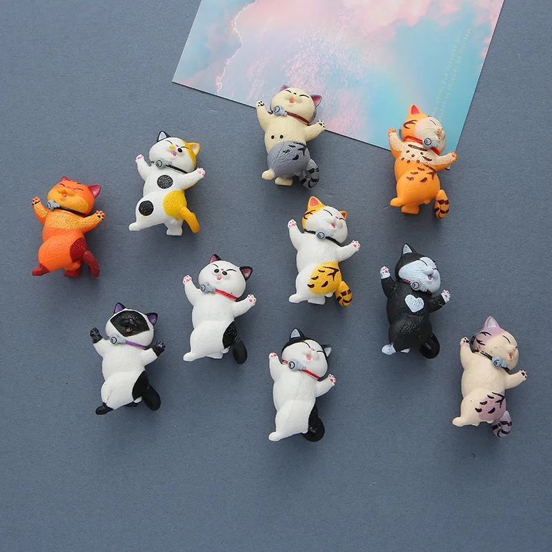 10PCS Refrigerator Stickers Magnetic Enchanting Dancing Cat Animation Cartoon Cat Refrigerator Stickers 3D Cute Fridge Magnets
10PCS Refrigerator Stickers Magnetic Enchanting Dancing Cat Animation Cartoon Cat Refrigerator Stickers 3D Cute Fridge Magnets