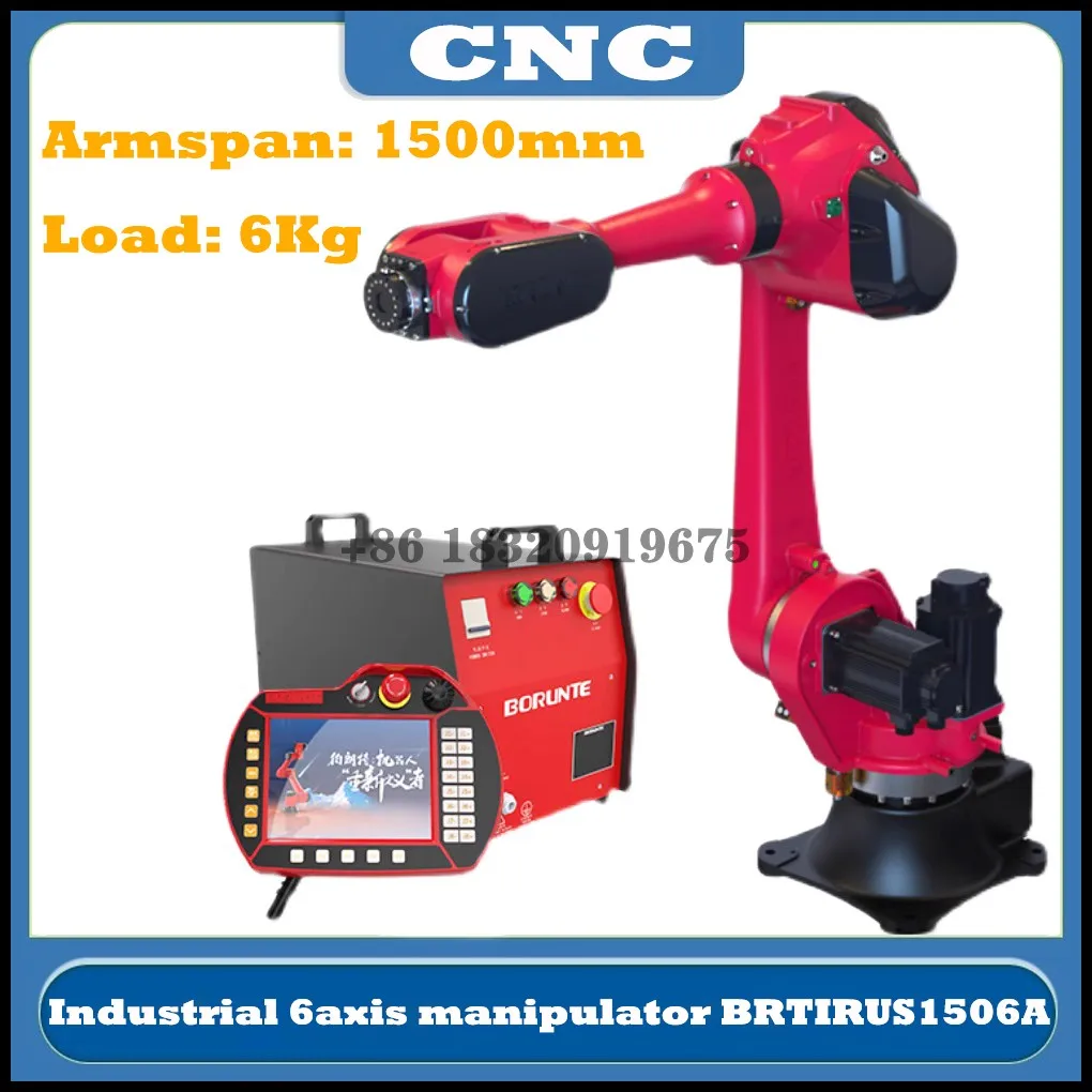 Newly CNC industrial 6axis manipulator welding automatic loading and unloading handling palletizing Arm extension 1500mm 6Kg
Newly CNC industrial 6axis manipulator welding automatic loading and unloading handling palletizing Arm extension 1500mm 6Kg
