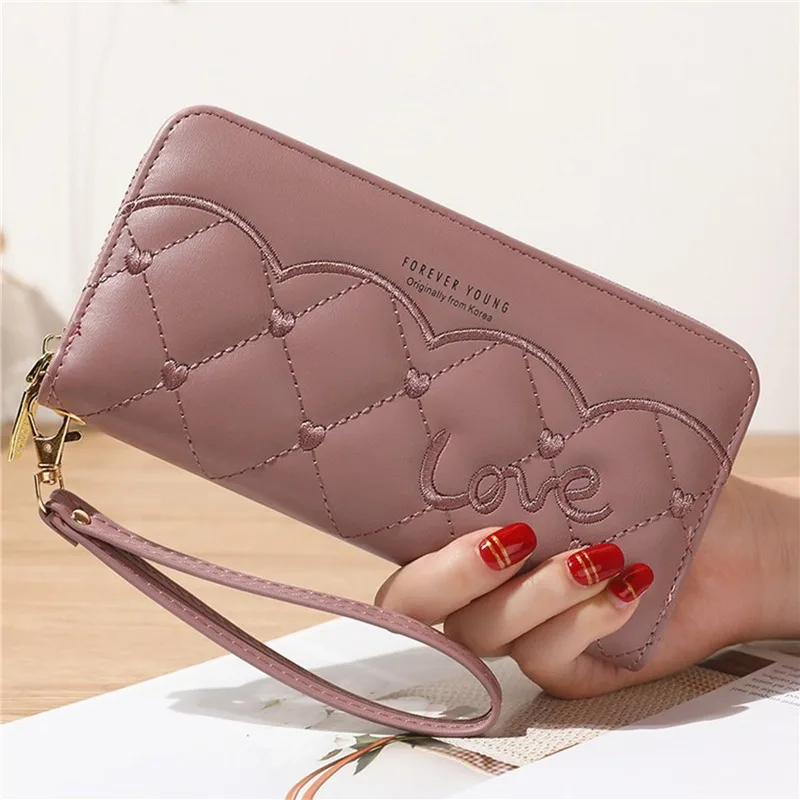 Women Long Wallet Large Capacity Hand Purse Ladies PU Leather Fashion Zipper Purse Female Long Section Wallet Women Card Holder
Women Long Wallet Large Capacity Hand Purse Ladies PU Leather Fashion Zipper Purse Female Long Section Wallet Women Card Holder