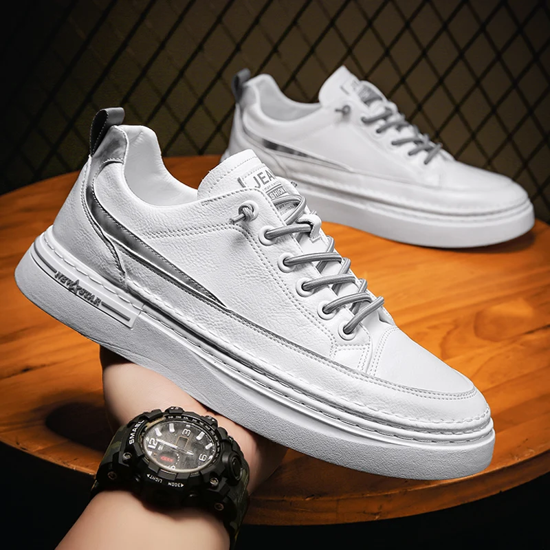 Trendy Whiter MIcrofiber Men's Students Shoes All Season Lace Up Flat Board Shoes For Men Outdoor Walking Men's Casual Shoes
Trendy Whiter MIcrofiber Men's Students Shoes All Season Lace Up Flat Board Shoes For Men Outdoor Walking Men's Casual Shoes