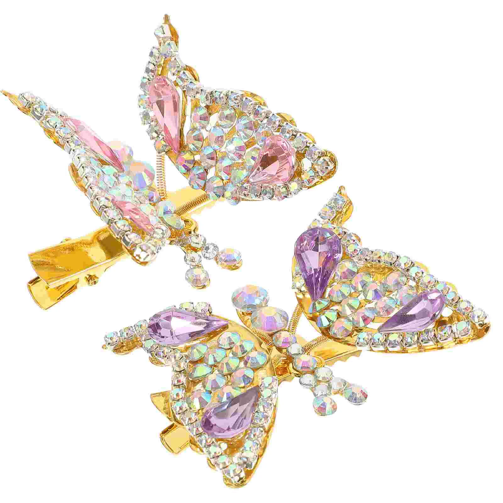 2 Pcs Wedding Butterfly Hair Clip Child Rhinestone Headpiece Women Clips Metal 90s Accessories
2 Pcs Wedding Butterfly Hair Clip Child Rhinestone Headpiece Women Clips Metal 90s Accessories