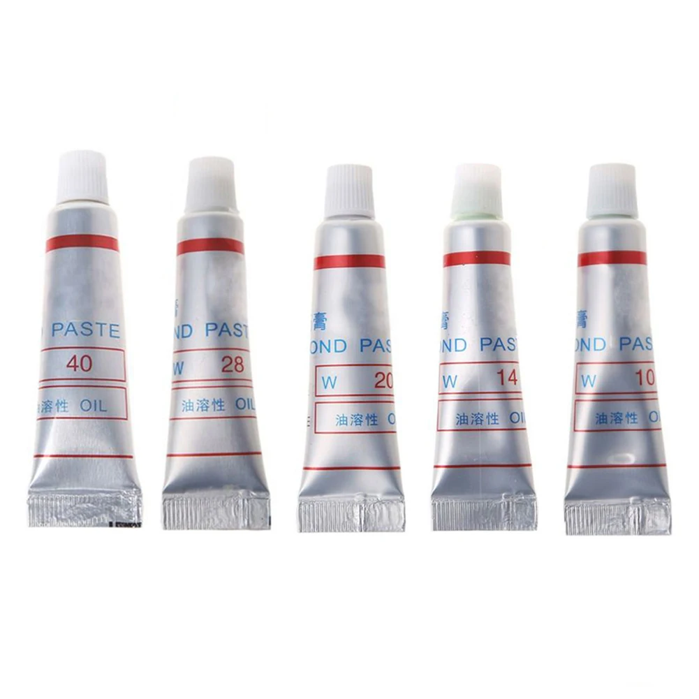 5Pcs Diamond Abrasive Paste 320-1000Grit Glass Metal Grinding Lapping Paste Oily Polishing Lapping Compound Glass Metal Tool
5Pcs Diamond Abrasive Paste 320-1000Grit Glass Metal Grinding Lapping Paste Oily Polishing Lapping Compound Glass Metal Tool
