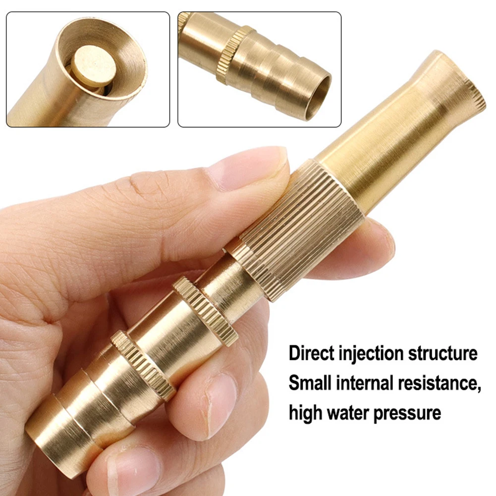 High Pressure Washer Water Spray Metal Brass Nozzle Garden Hose Pipe Lawn Car Vehicle Cleaning Home Watering Window Washing
High Pressure Washer Water Spray Metal Brass Nozzle Garden Hose Pipe Lawn Car Vehicle Cleaning Home Watering Window Washing