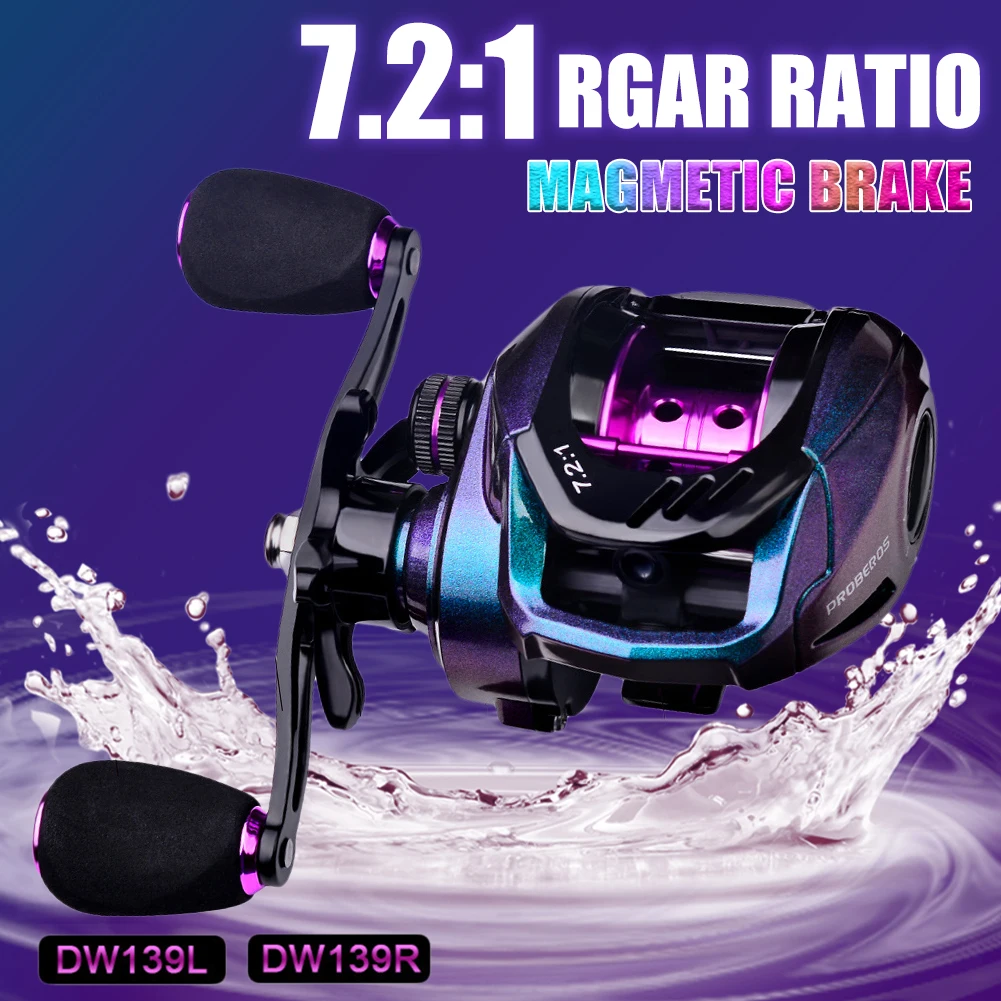 Ultra-Light Baitcasting Reel Fishing Reel 7.2:1 Gear Ratio Metal Spool Spinning Reels Tackle For Sea Fishing Carp Fishing Goods
Ultra-Light Baitcasting Reel Fishing Reel 7.2:1 Gear Ratio Metal Spool Spinning Reels Tackle For Sea Fishing Carp Fishing Goods