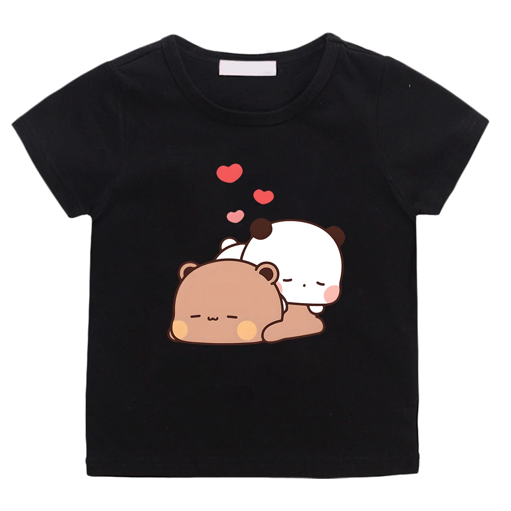Panda Bear T Shirts Bubu Dudu Sleep Cartoon Tshirts 100% Cotton Girls Kawaii Tops Kids Summer Clothes Unisex Boys Graphic Tee
Panda Bear T Shirts Bubu Dudu Sleep Cartoon Tshirts 100% Cotton Girls Kawaii Tops Kids Summer Clothes Unisex Boys Graphic Tee