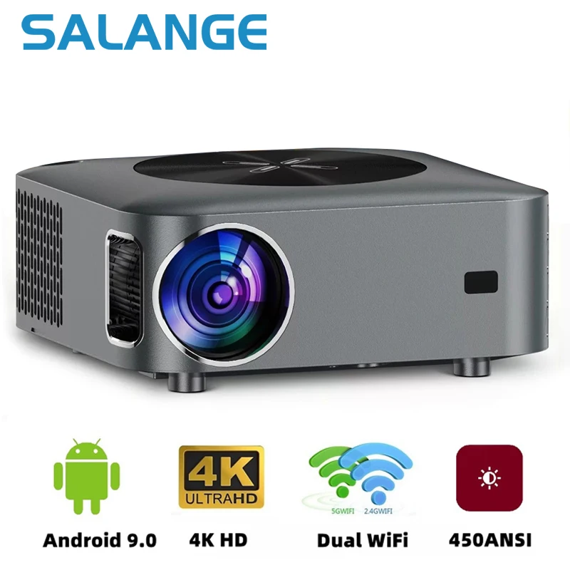 Salange FULL Hd 1080P Projector 5G WiFi Smart Android Home Theater 4K Video Bluetooth 450ANSI Outdoor Proyector 4P/4D Keystone
Salange FULL Hd 1080P Projector 5G WiFi Smart Android Home Theater 4K Video Bluetooth 450ANSI Outdoor Proyector 4P/4D Keystone