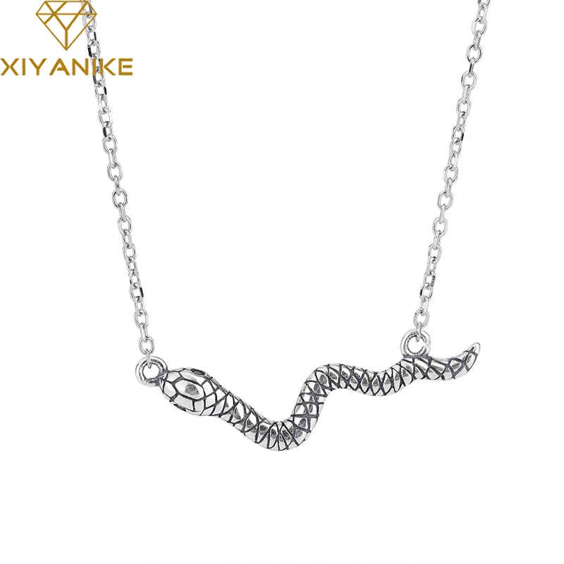 XIYANIKE Vintage Animal Snake Necklace For Women Girl Fashion New Cute Jewelry Friend Gift Birthday Party collier femme
XIYANIKE Vintage Animal Snake Necklace For Women Girl Fashion New Cute Jewelry Friend Gift Birthday Party collier femme