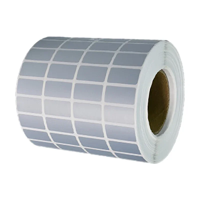 Серебряные самоклеющиеся наклейки из ПЭТ для термопринтера
Серебряные самоклеющиеся наклейки из ПЭТ для термопринтера