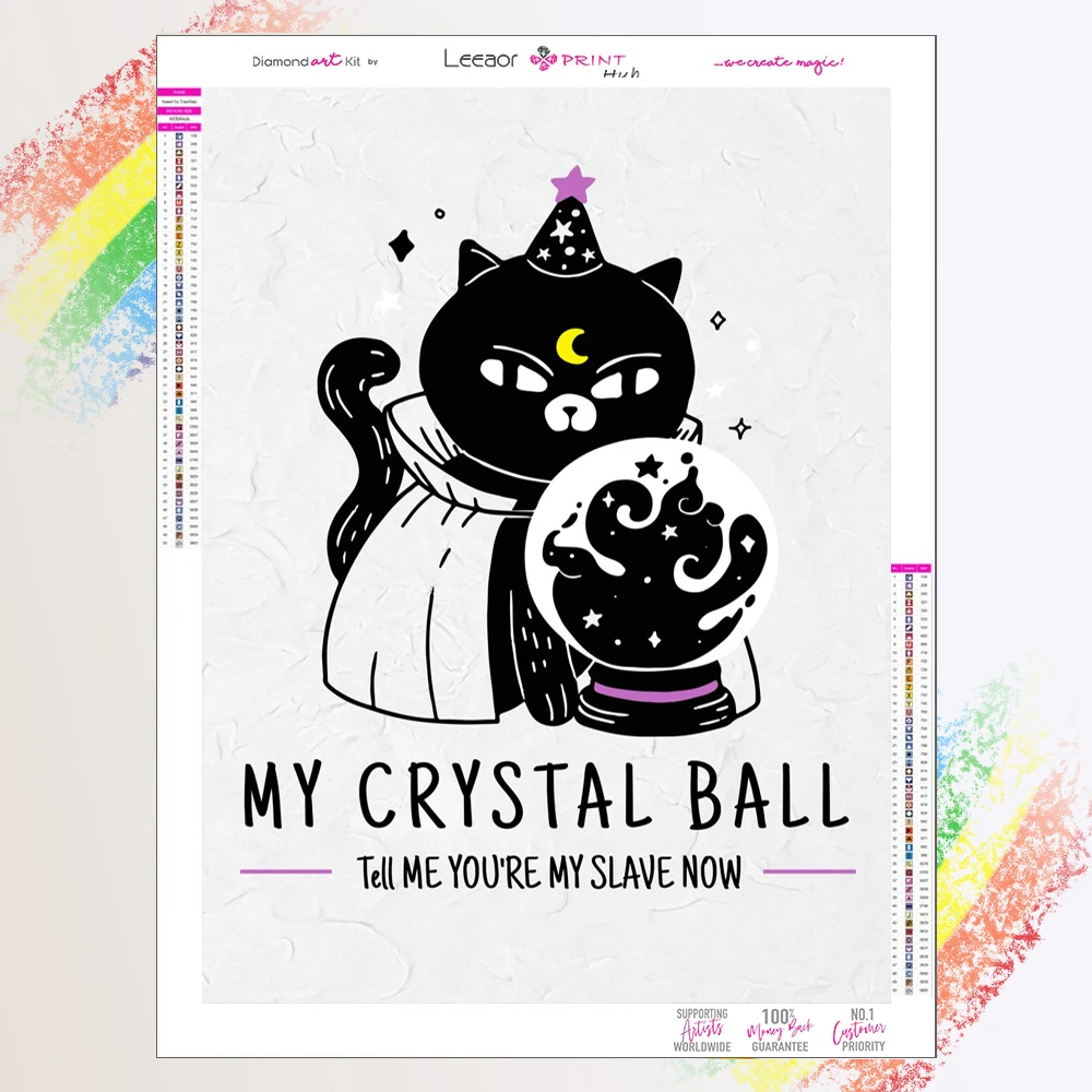 Diamond Painting Magic Crystal Ball Cat Full Diamond Mosaic Embroidery Cross Stitch Diamond Painting Kits Halloween Home Decor
Diamond Painting Magic Crystal Ball Cat Full Diamond Mosaic Embroidery Cross Stitch Diamond Painting Kits Halloween Home Decor