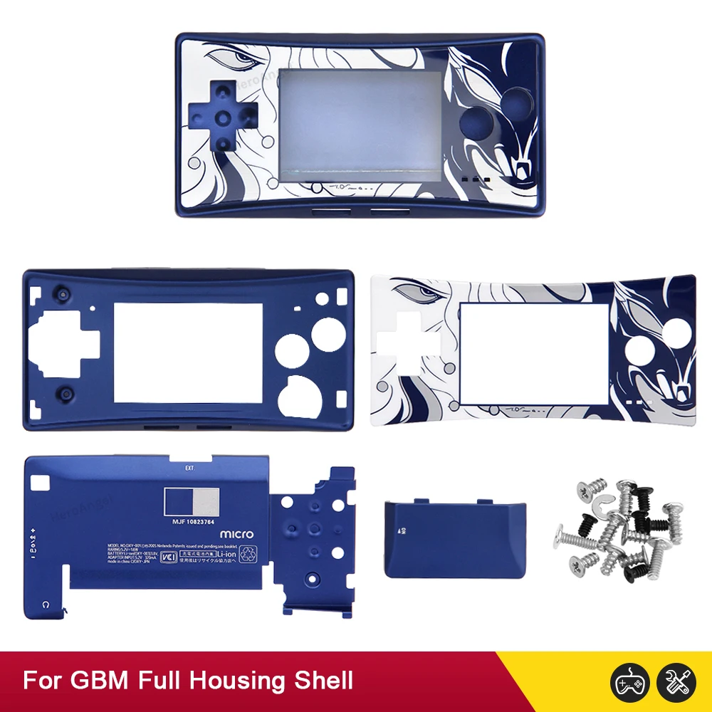 NEW Limited Version Metal Housing Shell Cover for Nintendo GameBoy Micro GBM Shell Replacment Cover Faceplate Battery Holder
NEW Limited Version Metal Housing Shell Cover for Nintendo GameBoy Micro GBM Shell Replacment Cover Faceplate Battery Holder