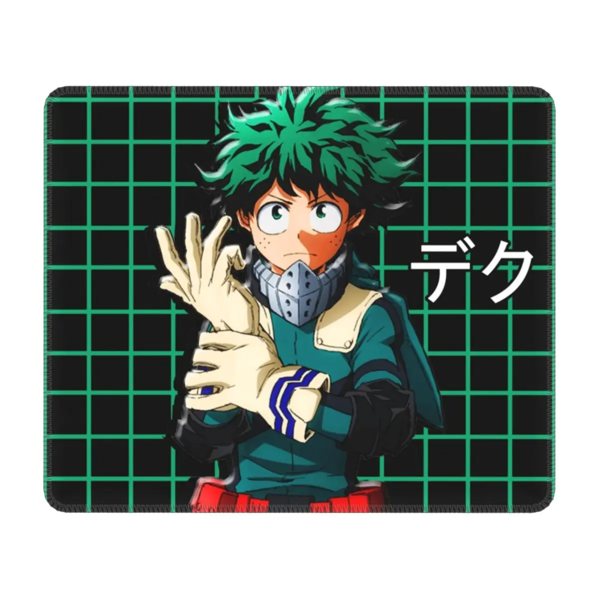 

My Hero Academia Izuku Midoriya Deku In Rectangle Mouse Pad With Locking Edge PC Gamer Mousepad Rubber Anime Office Laptop Mat