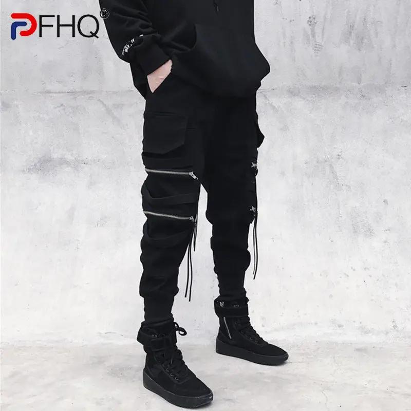 PFHQ 2023 Spring Autumn Trendy Men's Overalls Casual Designer Zipper Decorative Trousers Streetwear Luxury Pencil Cargo Pants
PFHQ 2023 Spring Autumn Trendy Men's Overalls Casual Designer Zipper Decorative Trousers Streetwear Luxury Pencil Cargo Pants