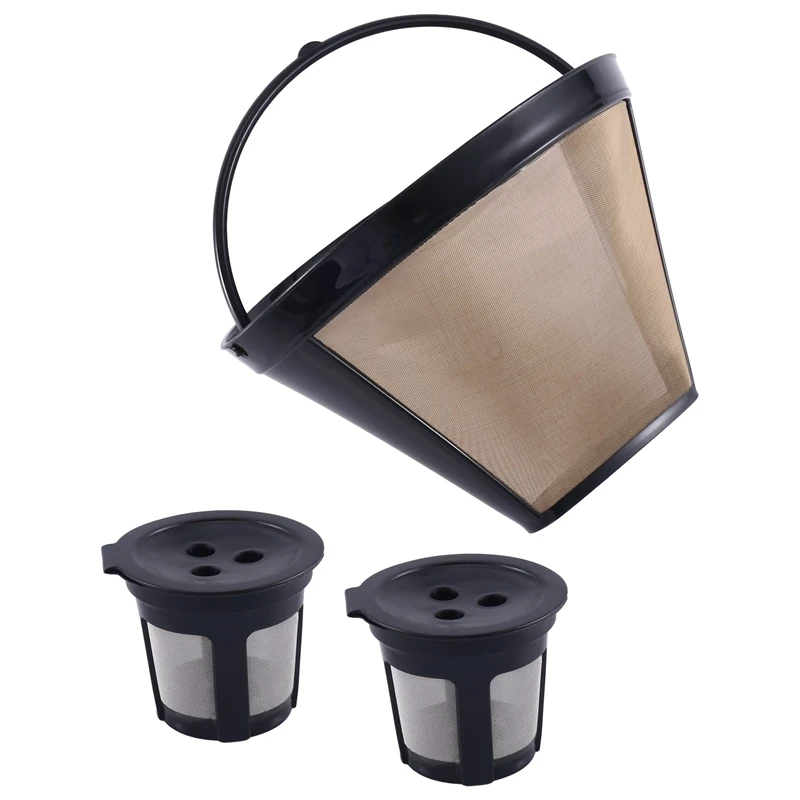 Reusable Coffee Filter CFP300 Brew Coffee Maker 2 Three Hole K Cup Coffee Pods And 1 Coffee Maker Filter
Reusable Coffee Filter CFP300 Brew Coffee Maker 2 Three Hole K Cup Coffee Pods And 1 Coffee Maker Filter