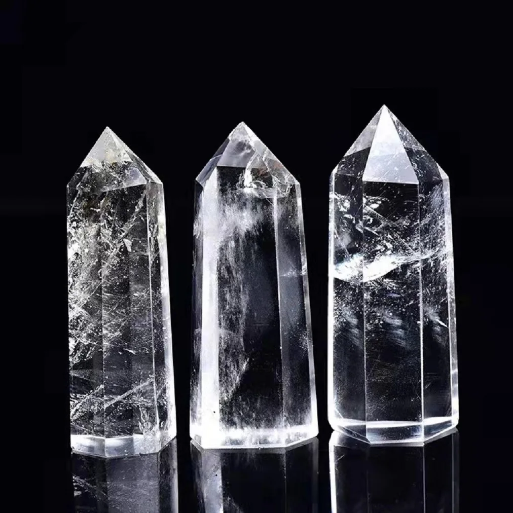 Natural crystal column quartz stone mineral specimen Crystal Stick home decoration aura healing energy stone
Natural crystal column quartz stone mineral specimen Crystal Stick home decoration aura healing energy stone