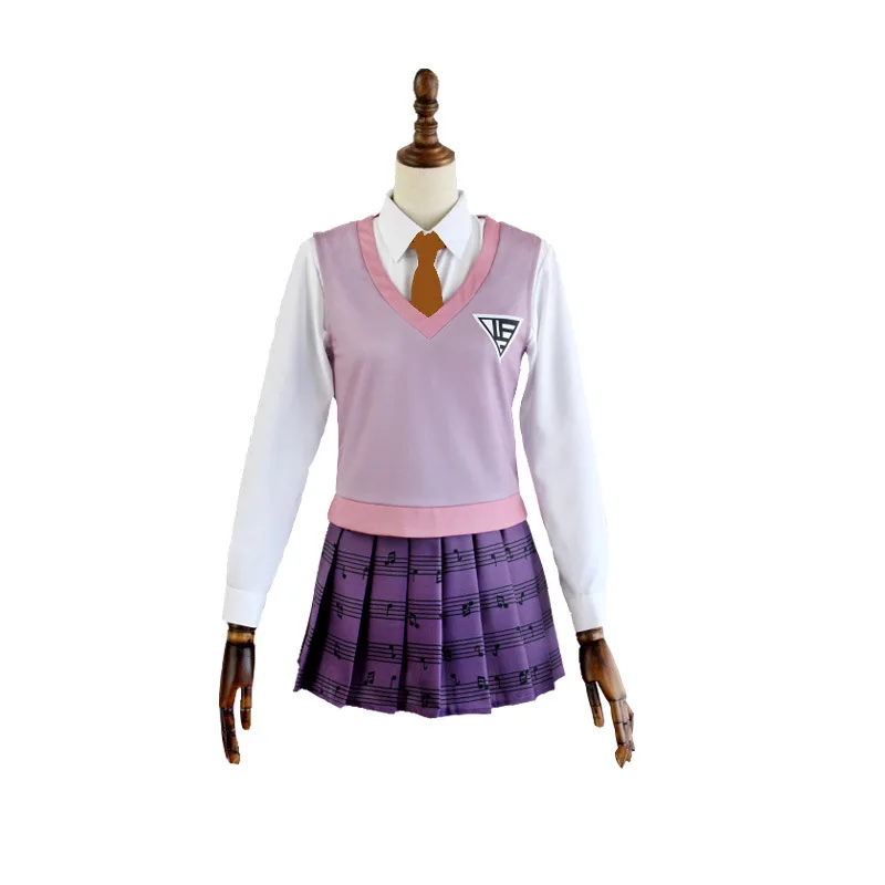 Akamatsu kaede costume New Danganronpa V3 COSPLAY Women's uniform Anime Shirt / Vest / skirt / socks/Wigs JK school uniform
Akamatsu kaede costume New Danganronpa V3 COSPLAY Women's uniform Anime Shirt / Vest / skirt / socks/Wigs JK school uniform