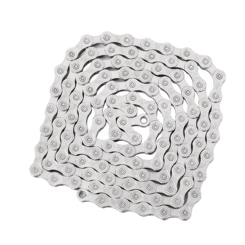 Bike Chain 10 Speed Bicycle Chain 1/2 X 11/128 Inch 116 Links With 3 Links And Bike Link Plier
Bike Chain 10 Speed Bicycle Chain 1/2 X 11/128 Inch 116 Links With 3 Links And Bike Link Plier