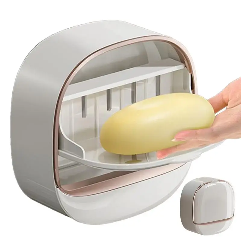 Soap Holder for Shower Bathroom Drain Soap Box Wall Mounted ABS Soap Box With Lid Travel Organizer Soap storage Case accessories
Soap Holder for Shower Bathroom Drain Soap Box Wall Mounted ABS Soap Box With Lid Travel Organizer Soap storage Case accessories