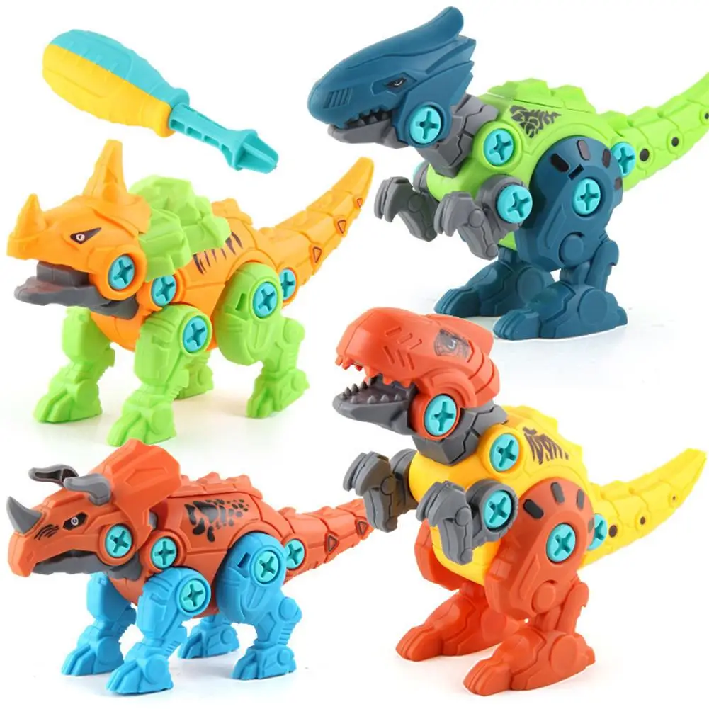 4pcs Take Apart Dinosaur Toys For Children Diy Disassembly Assembly Nuts Dinosaur Robot Cartoon Building Block Toy
4pcs Take Apart Dinosaur Toys For Children Diy Disassembly Assembly Nuts Dinosaur Robot Cartoon Building Block Toy