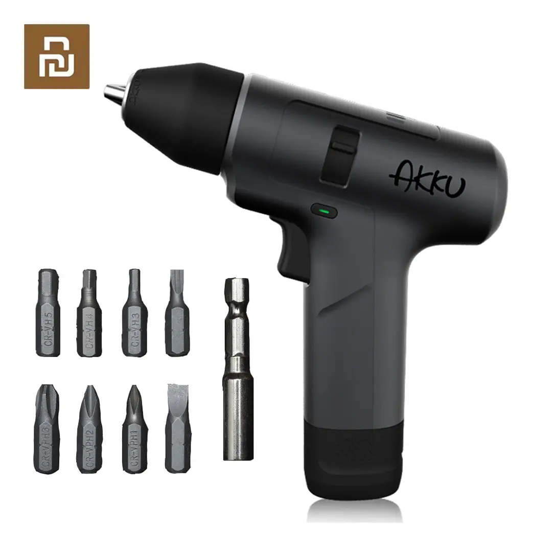 

Youpin AKKU Brushless Multi-Function Lithium Battery Electric Drill Power Tools Herramientas Electricas Cordless Screwdriver