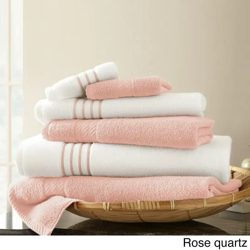 Cotton Quick Dry Stripe Towel Set, Rose Sand free towel Hand towels for bathroom Dish towels for kitchen Hair towel wrap Cooling
Cotton Quick Dry Stripe Towel Set, Rose Sand free towel Hand towels for bathroom Dish towels for kitchen Hair towel wrap Cooling