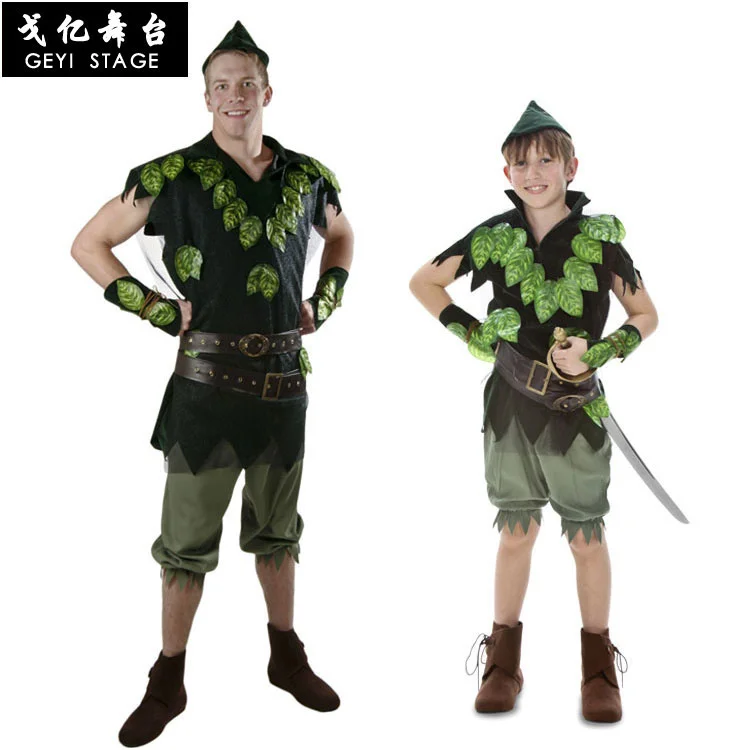 Halloween Forest Savage Halloween Children's Day stage performance elf costume adult children Peter Pan suit parent-child
Halloween Forest Savage Halloween Children's Day stage performance elf costume adult children Peter Pan suit parent-child