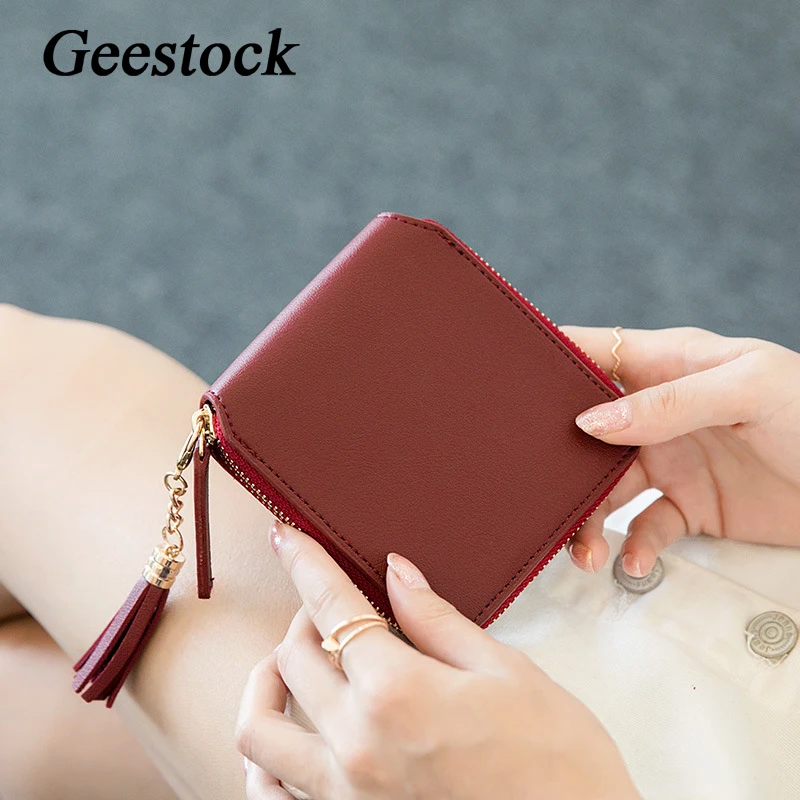Мини-кошелек Geestock, однотонные квадратные кредитницы, модные маленькие кошельки на молнии с кисточкой, карманный кошелек высокого качества из искусственной кожи для девочек, портмоне
Мини-кошелек Geestock, однотонные квадратные кредитницы, модные маленькие кошельки на молнии с кисточкой, карманный кошелек высокого качества из искусственной кожи для девочек, портмоне