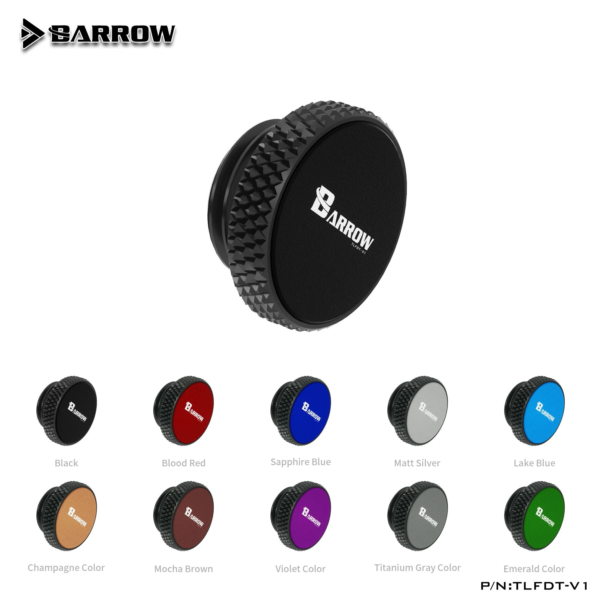 BARROW GOLD BLACK SILVER WHITE G1/4 " Hand tighten the lock seal sealing plug water cooling computer accessories TLFDT-V1
BARROW GOLD BLACK SILVER WHITE G1/4 " Hand tighten the lock seal sealing plug water cooling computer accessories TLFDT-V1