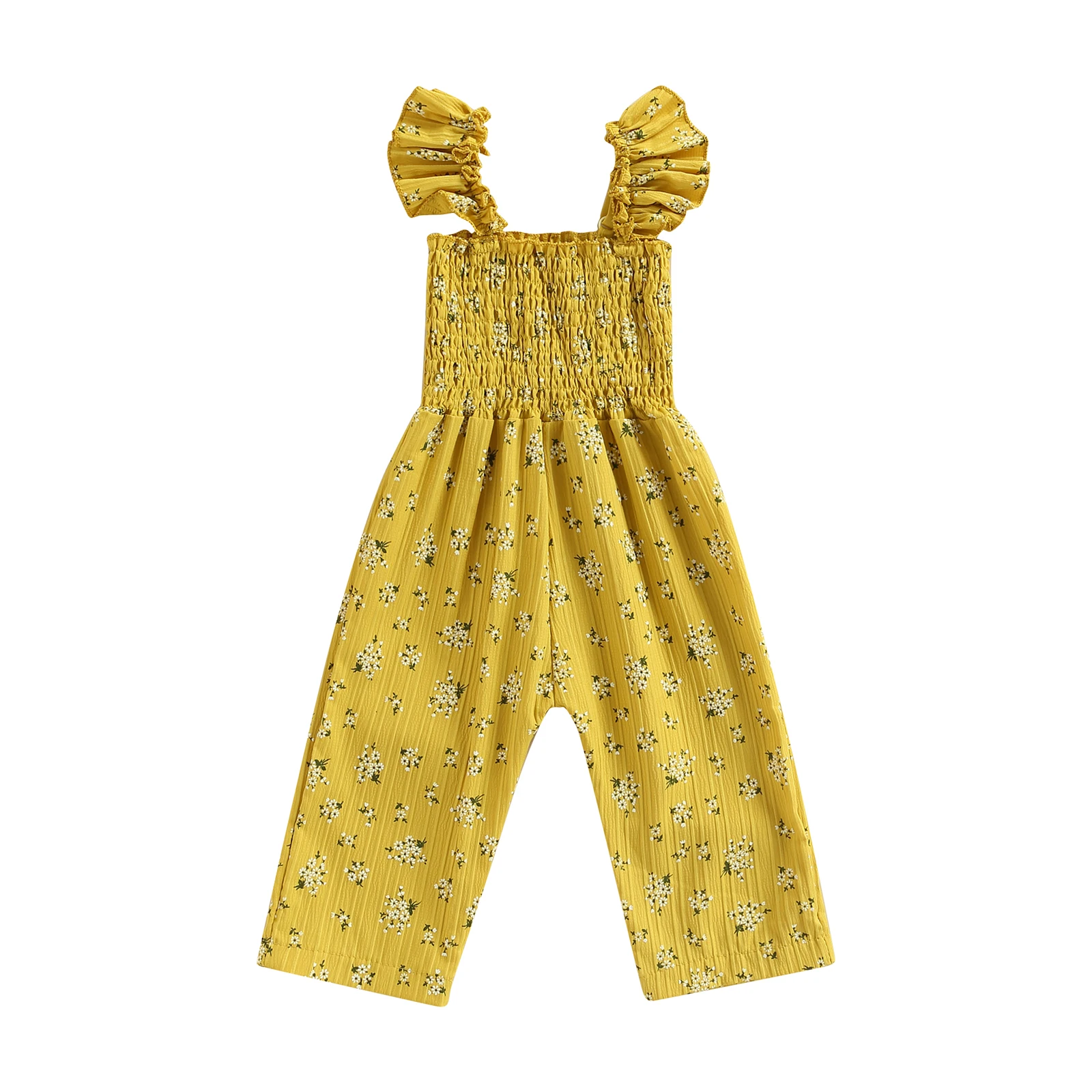Baby Romper Kids Floral Print Square Neck Fly Sleeve Jumpsuit Casual Wear Romper For Spring Summer 1-5Years
Baby Romper Kids Floral Print Square Neck Fly Sleeve Jumpsuit Casual Wear Romper For Spring Summer 1-5Years