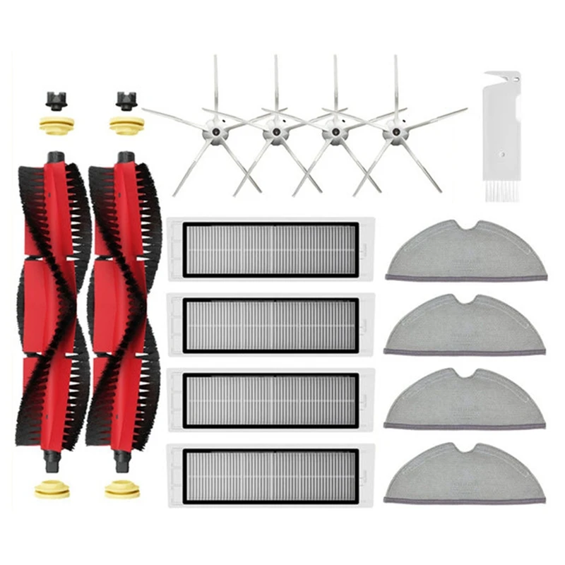 Запчасти для пылесоса Xiaomi Roborock S5 Max S6 Maxv S6, фильтр НЕРА, основная и боковая щетки, насадка на швабру
Запчасти для пылесоса Xiaomi Roborock S5 Max S6 Maxv S6, фильтр НЕРА, основная и боковая щетки, насадка на швабру