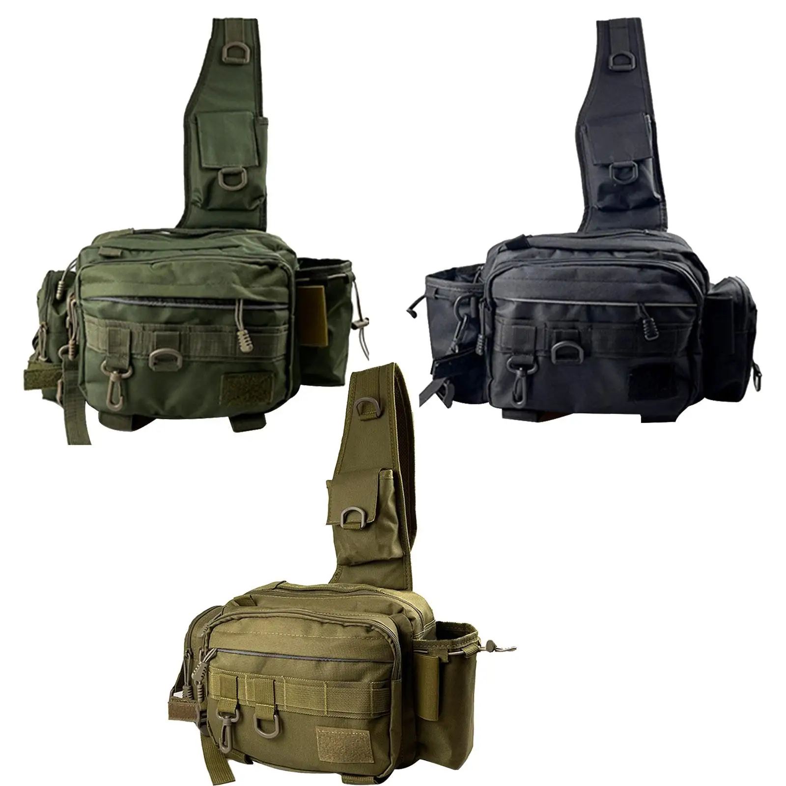 Fishing Tackle Bag Rod Holder Lure Bag Handbag Adjustable Belt Shoulder Bag Multifunctional Fishing Bag for Fishing Outdoor Men 
Fishing Tackle Bag Rod Holder Lure Bag Handbag Adjustable Belt Shoulder Bag Multifunctional Fishing Bag for Fishing Outdoor Men