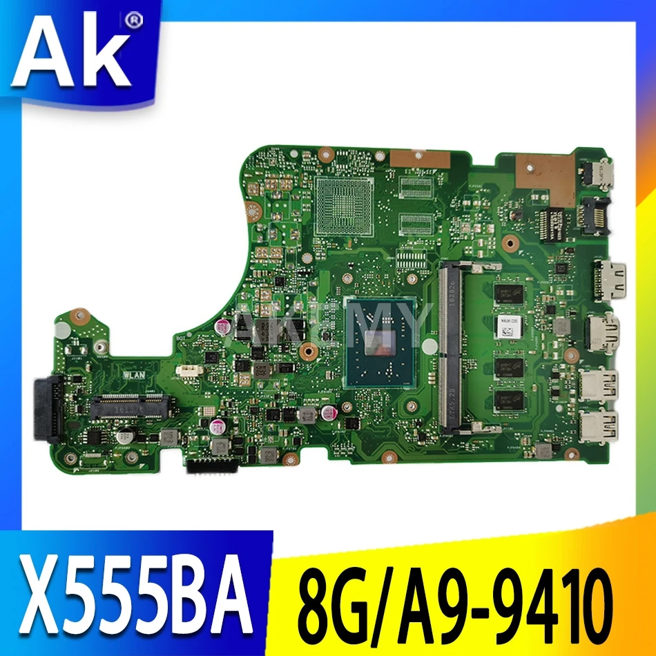 90NB0D20-R00030 For Asus X555QG X555Q X555B X555BP K555B A555B X555QA X555BA Mainboard Motherboard 8G/A9-9410
90NB0D20-R00030 For Asus X555QG X555Q X555B X555BP K555B A555B X555QA X555BA Mainboard Motherboard 8G/A9-9410