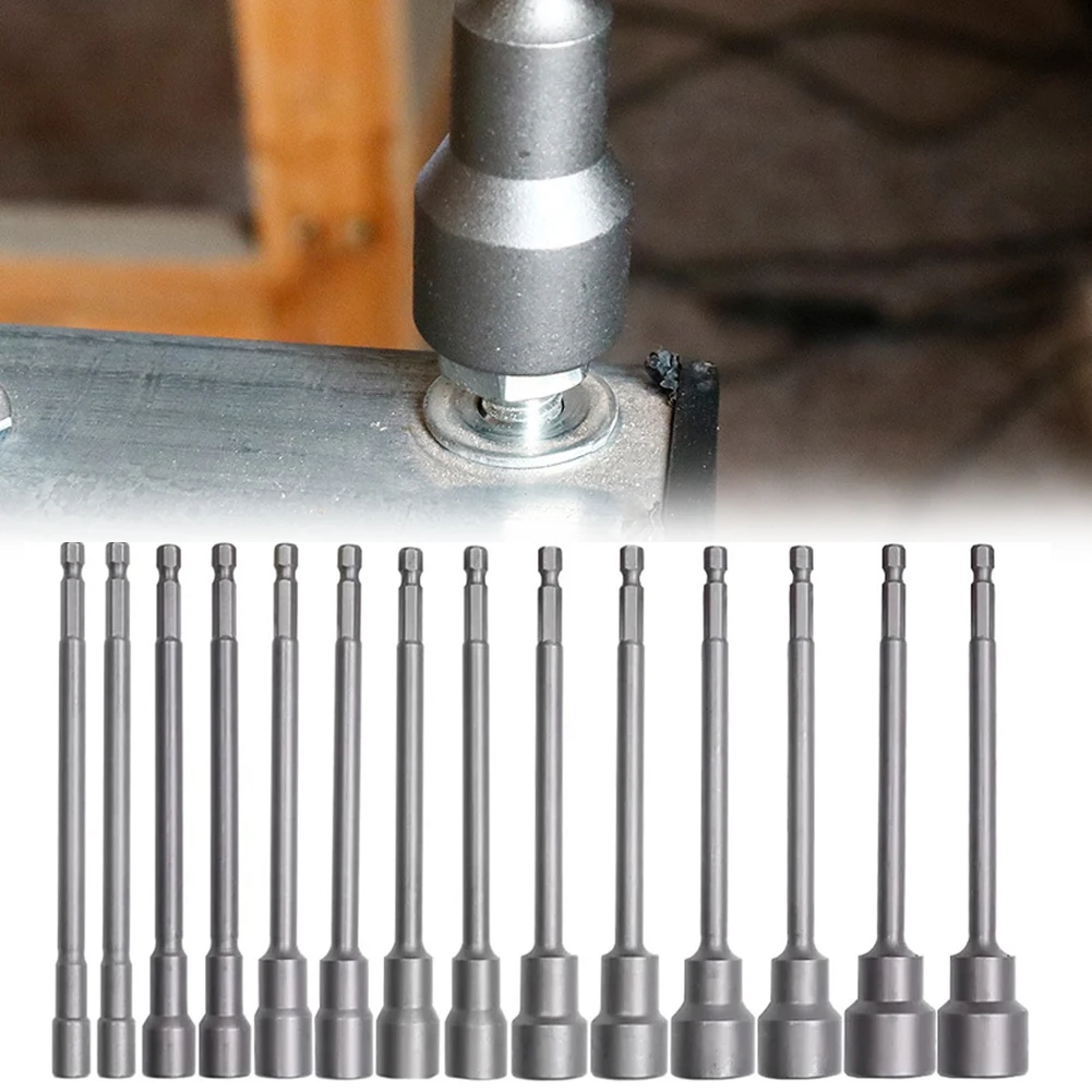 Hexagon Nut Driver Drill Bit Socket Wrench Chrome Vanadium Steel 150mm For Bicycle Car Machinery Hexagon Tools Sockets
Hexagon Nut Driver Drill Bit Socket Wrench Chrome Vanadium Steel 150mm For Bicycle Car Machinery Hexagon Tools Sockets