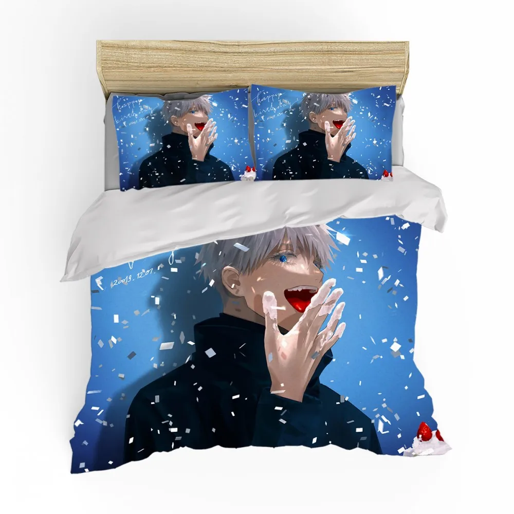 Quilt Cover for Kids Bedroom Microfiber Comforter Cover Sets Anime Bedding Jujutsu Kaisen Duvet Cover 2/3 Piece Queen King Size
Quilt Cover for Kids Bedroom Microfiber Comforter Cover Sets Anime Bedding Jujutsu Kaisen Duvet Cover 2/3 Piece Queen King Size