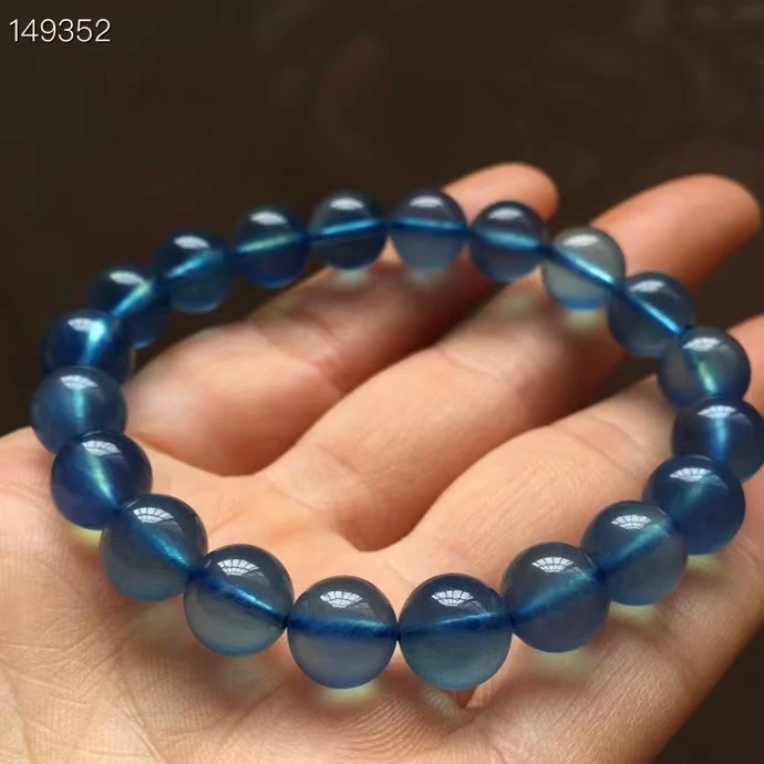 Natural Blue Aquamarine Quartz Bracelet 9.7mm Clear Round Beads Gemstone Wealthy Stone For Women Men AAAAAAA
Natural Blue Aquamarine Quartz Bracelet 9.7mm Clear Round Beads Gemstone Wealthy Stone For Women Men AAAAAAA