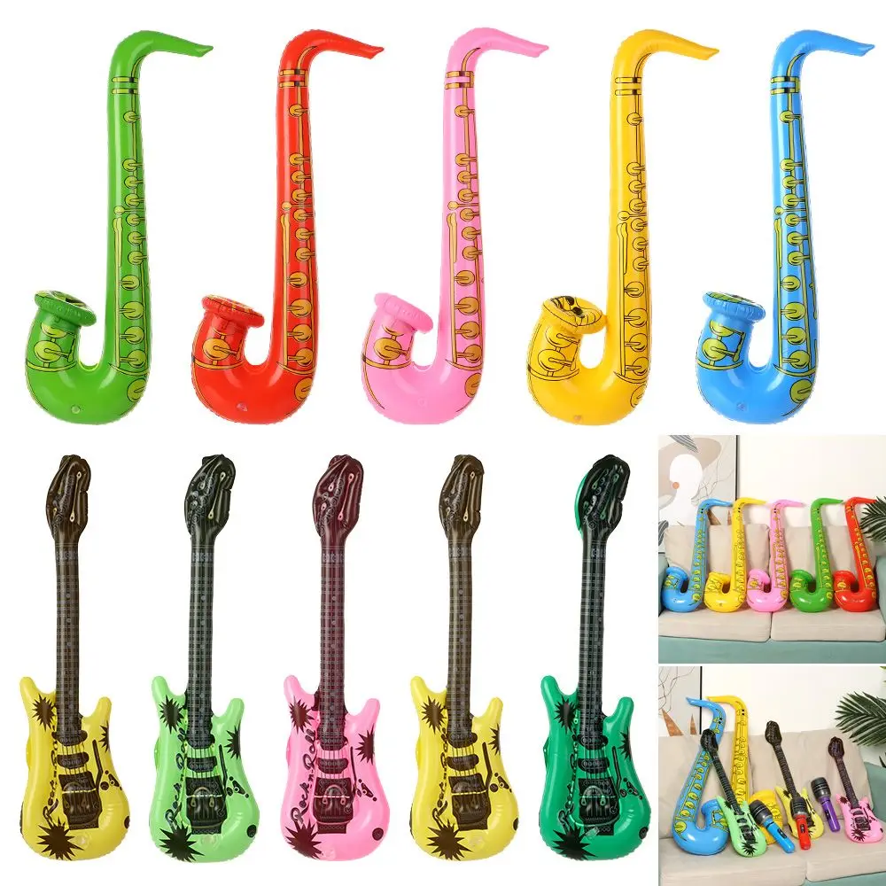 Party 5 Microphones 5 Guitars Simulation Instrument Blow Bundle Set Inflatable Instruments Toy Music Balloons Set
Party 5 Microphones 5 Guitars Simulation Instrument Blow Bundle Set Inflatable Instruments Toy Music Balloons Set