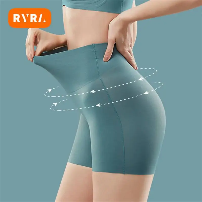 Safety Pants Seamless Sports Shorts Women's Panties High Waist Tummy Hips Ice Silk Boxer Briefs Slim Shaping Underwear
Safety Pants Seamless Sports Shorts Women's Panties High Waist Tummy Hips Ice Silk Boxer Briefs Slim Shaping Underwear