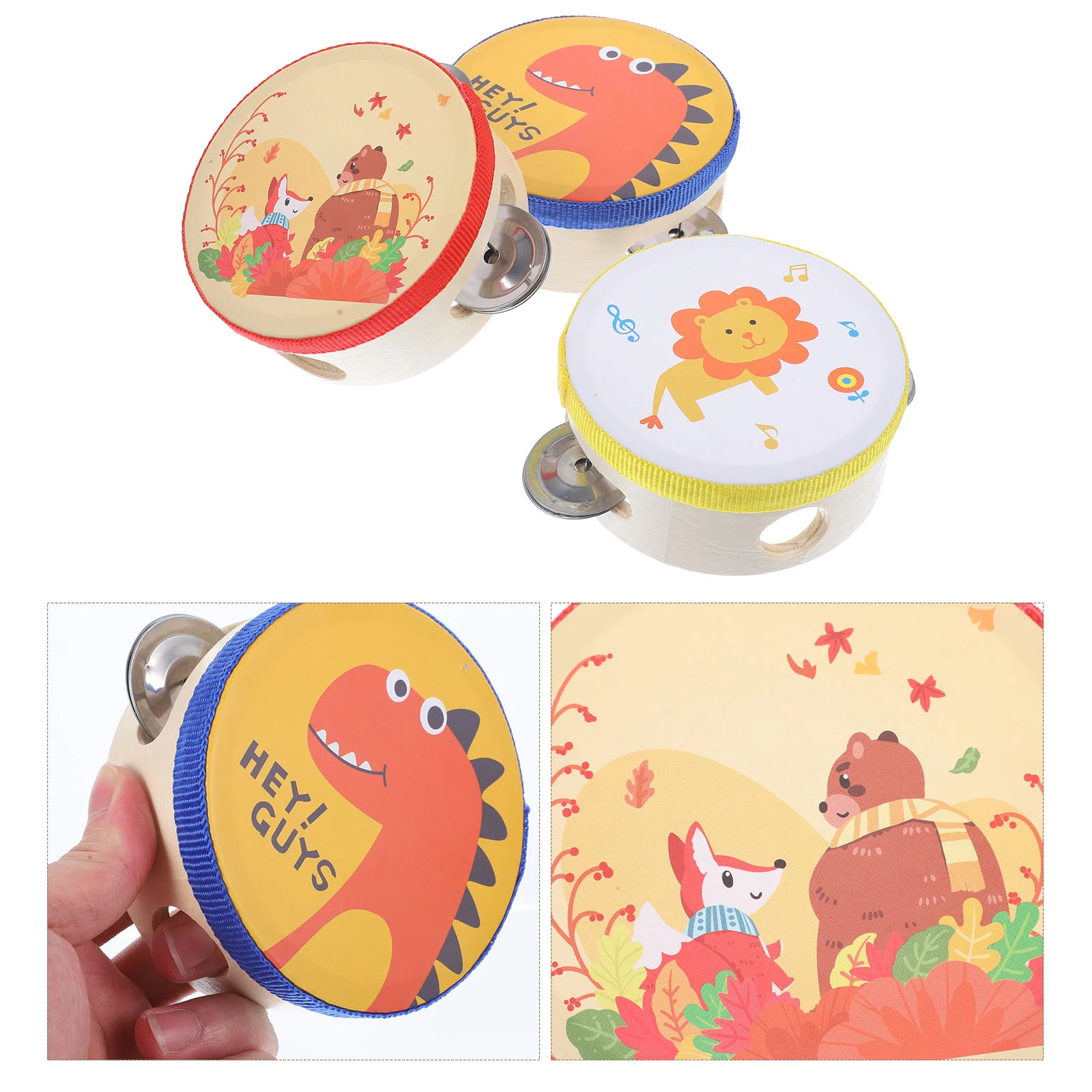 Kidstambourine Tambourines Instruments Mini Hand Drums Toddler Musical Set Handbells Percussion
Kidstambourine Tambourines Instruments Mini Hand Drums Toddler Musical Set Handbells Percussion