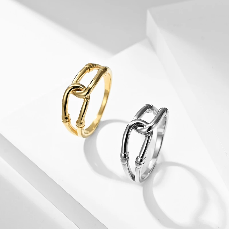 Винтажное кольцо с пряжкой voэриnt, простая Женская кольцевая веревка, кольцо из титановой стали, подарок 
Винтажное кольцо с пряжкой voэриnt, простая Женская кольцевая веревка, кольцо из титановой стали, подарок