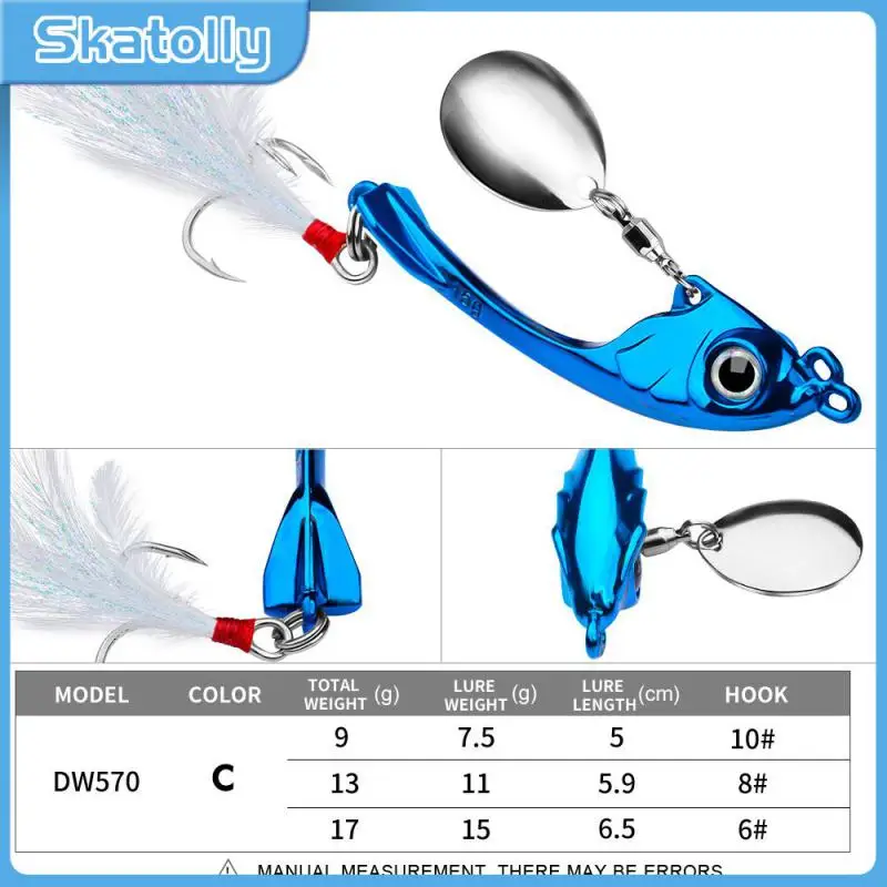 Вращающаяся приманка для окуня и щуки, с блестками 
Вращающаяся приманка для окуня и щуки, с блестками