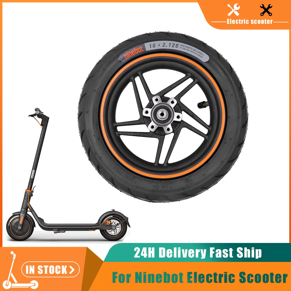 Original Rear Wheel For Ninebot KickScooter F20 F30 F40 Electric Scooter Rear Tire Assembly with Wheel Hub Inner Tube Out Tire
Original Rear Wheel For Ninebot KickScooter F20 F30 F40 Electric Scooter Rear Tire Assembly with Wheel Hub Inner Tube Out Tire