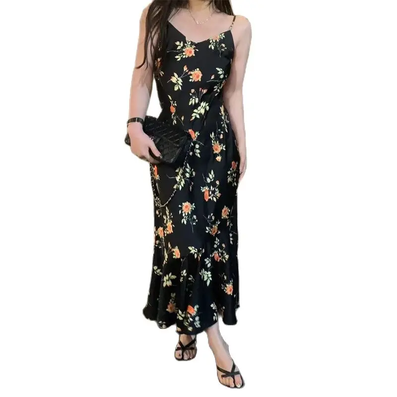 2023 Summer Oversized Floral Retro Strap Dress Womens Clothes Sexy Sleeveless Slip Dress Elegant Large Size Dresses AC545
2023 Summer Oversized Floral Retro Strap Dress Womens Clothes Sexy Sleeveless Slip Dress Elegant Large Size Dresses AC545