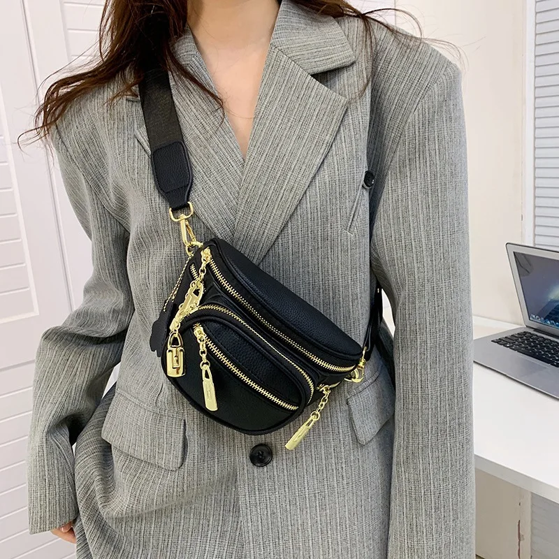 New Casual Women Bag Leather Travel Crossbody Chest Bags for Women Luxury Designer Waist Bag Leisrue Multi Pocket Fanny Pack 
New Casual Women Bag Leather Travel Crossbody Chest Bags for Women Luxury Designer Waist Bag Leisrue Multi Pocket Fanny Pack
