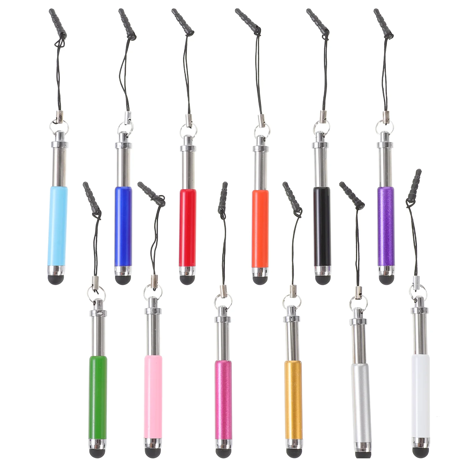 12pcs Two Retractable Capacitive Stylus Bullets Train Capacitive Stylus Touchscreen Pen Handwriting Capacitive Pens Compatible
12pcs Two Retractable Capacitive Stylus Bullets Train Capacitive Stylus Touchscreen Pen Handwriting Capacitive Pens Compatible