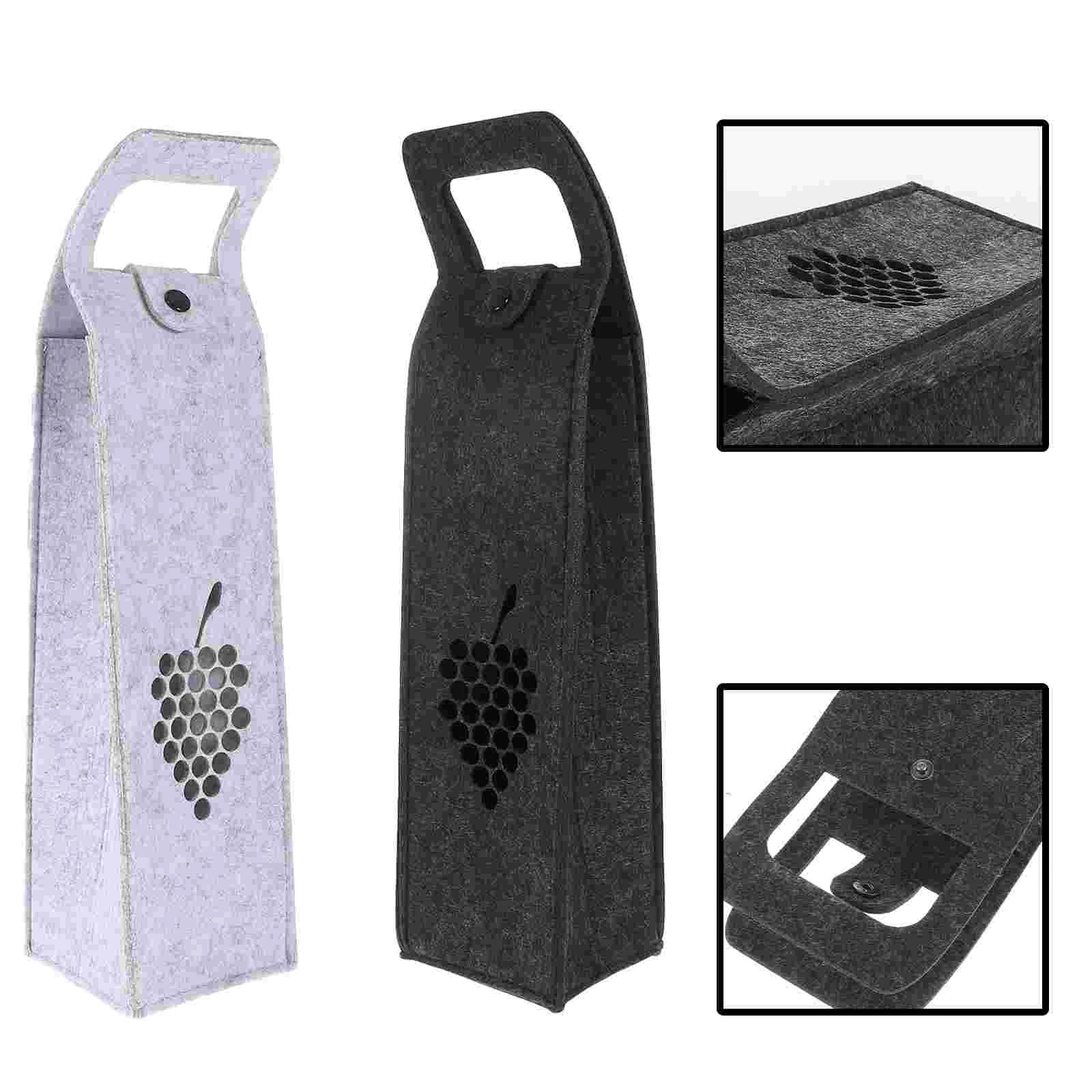 2Pcs Bottle Decoration Pouch Portable Carrier Felt Bottle Cover Champagne Bottle Cover Wedding Favor
2Pcs Bottle Decoration Pouch Portable Carrier Felt Bottle Cover Champagne Bottle Cover Wedding Favor