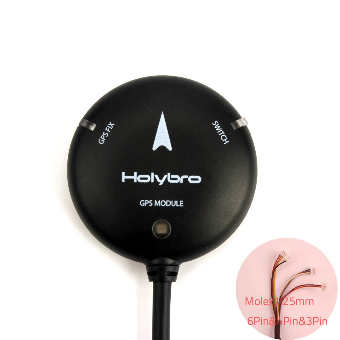 Holybro M8N GPS Module Tri-colored LED Indicator for Pixhawk Pix32 Flight Controller RC Multirotor Airplane DIY Parts
Holybro M8N GPS Module Tri-colored LED Indicator for Pixhawk Pix32 Flight Controller RC Multirotor Airplane DIY Parts