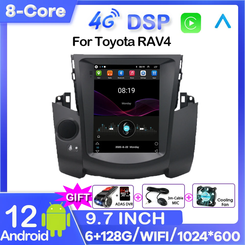 9.7''Android 12 128G Car Radio For Toyota RAV4 Multimedia Video Player Navigation 2Din Carplay 4G Wifi Built In Speaker
9.7''Android 12 128G Car Radio For Toyota RAV4 Multimedia Video Player Navigation 2Din Carplay 4G Wifi Built In Speaker
